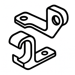 Brakes - Brake Line Brackets