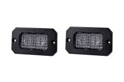 Diode Dynamics - Diode Dynamics DD6428P SSC2 Sport White Flood Flush Mount LED Pod Lights PAIR - Image 1