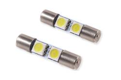 Diode Dynamics - Diode Dynamics DD0049P 28mm SMF2 LED Bulb Cool White PAIR - Image 1