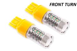 Diode Dynamics - Diode Dynamics DD0111P 7443 LED Bulb HP48 LED Amber Pair - Image 2