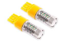 Diode Dynamics - Diode Dynamics DD0114P 7443 LED Bulb XP80 LED Amber PAIR - Image 1