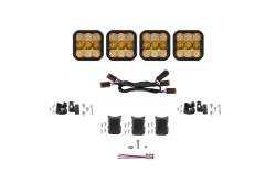 Diode Dynamics - Diode Dynamics DD6795 SS5 Sport Universal CrossLink 4-Pod Lightbar Yellow Combo - Image 1