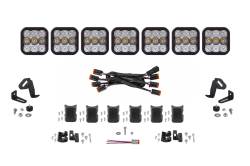 Diode Dynamics - Diode Dynamics DD6800 SS5 Sport Universal CrossLink 7-Pod Lightbar White Combo - Image 1