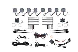 Diode Dynamics - Diode Dynamics DD7753C Stage Series RGBW 8 Pack Rock Lights w/Controller - Image 1