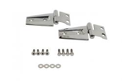 Kentrol - Kentrol 30572 Polished Silver Hood Hinge Pair for 07-18 Jeep Wrangler JK - Image 2