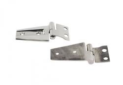 Kentrol - Kentrol 30572 Polished Silver Hood Hinge Pair for 07-18 Jeep Wrangler JK - Image 3
