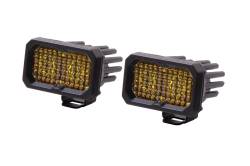 Diode Dynamics - Diode Dynamics DD6417P Stage 2" LED Pod Pro Yellow Flood Standard ABL Pair - Image 1