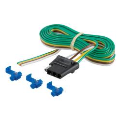 CURT - CURT Manufacturing 58044 4-Way Flat Wiring Connector - Image 1