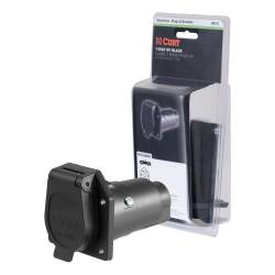 CURT - CURT Manufacturing 58151 7-Way Round RV Blade Wiring Connector - Image 1