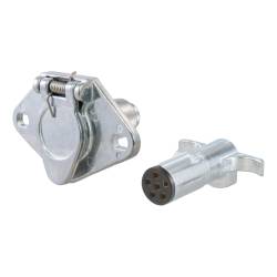 CURT - CURT Manufacturing 58092 6-Way Round Connector - Image 1