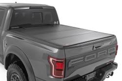 Rough Country Suspension Systems - Rough Country 49221550 Hard Tri-Fold Tonneau Cover 21-24 Ford F150 5.5' - Image 1