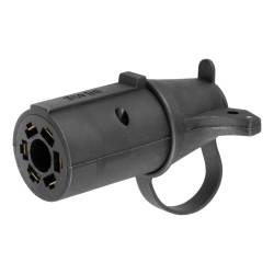 CURT - CURT Manufacturing 57265 7-Way Round RV To 6-Way Round Adapter - Image 1