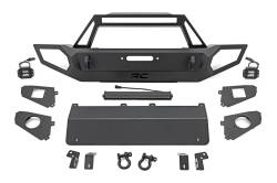 Rough Country Suspension Systems - Rough Country Heavy Duty Front Winch Bumper Black for Jeep JK/JL/JT 10585 - Image 1
