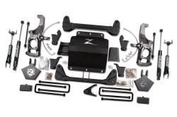 Zone Offroad ZONC13F 5" Suspension Lift Kit Fox Shocks Silverado/Sierra HD
