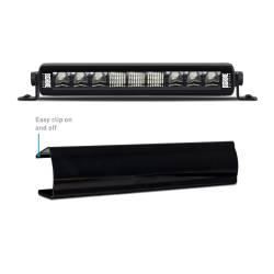 Mishimoto - Mishimoto BNLT-COV-SS10BK Borne Off-Road 10" Light Bar Cover Black - Image 2