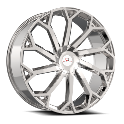 Cavallo - Cavallo Wheel CLV-51 18x8 5x100/4.5 35mm Chrome CLV-51188051001143+35NC - Image 1