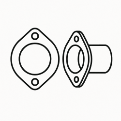 Exhaust - Exhaust Clamps, Flanges & Hangers - Exhaust Flanges & Adapters