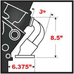 Hedman Hedders - Hedman 28164 Street Rod Painted Block Hugger Exhaust Header for 70-79 Firebird - Image 2