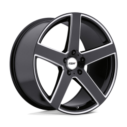 TSW - TSW Wheels RIVAGE 20x10 5x120 25mm Gloss Black/Milled 2010RIV255120B76 - Image 1