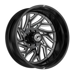XF Dually - XF Dually Wheel XF-229 24x8.25 8x6.5 -240mm Black/Machined 229O248258-240GBM - Image 1