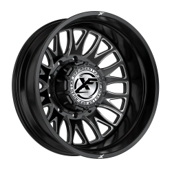 XF Dually - XF Dually 240O208265-202GBM Wheel XF-240 20x8.25 10x225 -202mm Black/Machined - Image 1