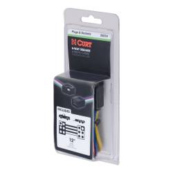 CURT - CURT Manufacturing 58034 6 Way Square Plug Wiring Extension - Image 2