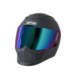 Simpson Motorcycle - Simpson Safety SPBM3 Speed Bandit Motorcycle Helmet Medium Flat Black - Image 4