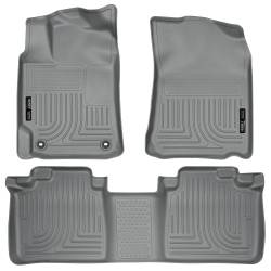 Husky Liner Weatherbeater Front/Rear Floor Liners Grey for Toyota Camry 98902