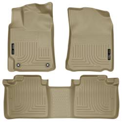 Husky Liner Weatherbeater Front/Rear Floor Liners Tan for Toyota Camry 98903
