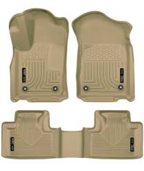 Husky Liner Weatherbeater Front/Rear Floor Liners Tan for Gr. Cherokee 99153