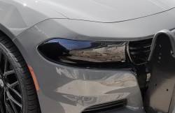 Auto Ventshade AVS - Auto VentShade 37373 Smoked Headlight Covers for 2015-2023 Dodge Charger PAIR - Image 1