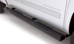 Lund - 6 In Oval Straight Nerf Bars Steel Black - Image 1