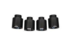 Corsa Performance - Corsa Performance 21109CFBLK Exhaust Tip Kit for 20-23 Corvette - Image 1