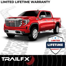 TrailFX - TrailFX A7063S 5" Oval Bent Side Bars Polished Steel Rocker Panel Mount - Image 2