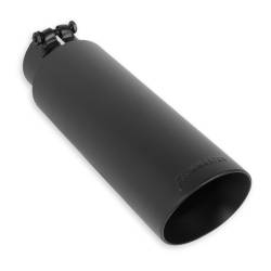 Flowmaster - Flowmaster 15398B Exhaust Pipe Tip Angle Cut Stainless Steel Black - Image 4