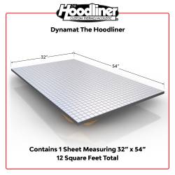Dynamat - Dynamat 11905 HoodLiner Single Sheet Size 32" x 54" - Image 2