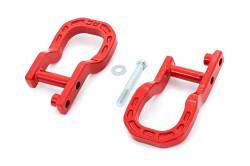 Rough Country Suspension Systems - Rough Country Front Forged Tow Hooks Red 14-18 Silverado 1500 RS134 - Image 2