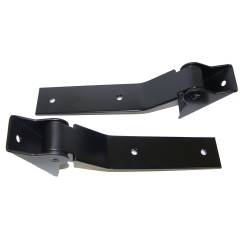 Rugged Ridge 11218.01 Tailgate Hinge Set Black for Jeep Wrangler