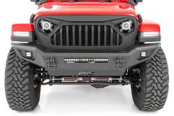 Rough Country Suspension Systems - Rough Country Heavy Duty Front Skidplate Bumper Black for Jeep JK/JL/JT 10635 - Image 4