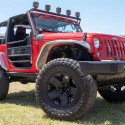 ARIES - Aries Offroad 1500202 Tubular Fender Flare Front for Wrangler JK - Image 3