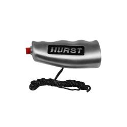 Hurst - Hurst 1530010 Universal T-handle Shift Knob w/Button Brushed Aluminum - Image 1