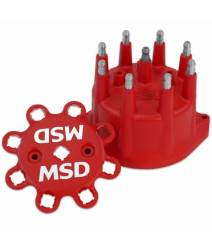 MSD - MSD Ignition 84316 Pro-Billet Marine Distributor Cap Red for Ford - Image 2