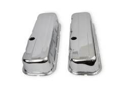 Mr Gasket 9802 Valve Cover Chrome Plated Tall Pair