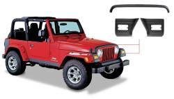 Bushwacker - Bushwacker Trail Armor Hood/Front Corner Guard Kit Black for Jeep TJ 14005 - Image 1