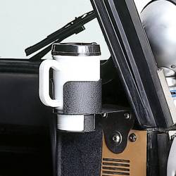Rugged Ridge - Rugged Ridge 13306.01 Cup Holder Windshield Mount for Jeep CJ & Wrangler - Image 1