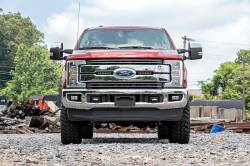 Rough Country Suspension Systems - Rough Country Grille Mount Dual 8" LED Light Bar Kit 17-19 Super Duty 70697 - Image 3