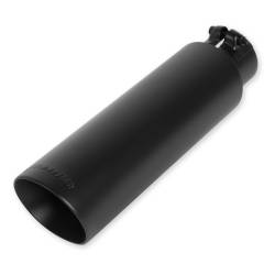 Flowmaster - Flowmaster 15397B Exhaust Pipe Tip Angle Cut Stainless Steel Black - Image 4