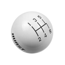 Hurst - Hurst 1630025 Classic 5-Speed Shift Knob Lower Right Reverse White 3/8-16 - Image 3