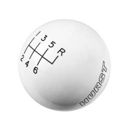 Hurst - Hurst 1630056 Classic 6-Speed Shift Knob Upper Right Reverse White 9/16-18 - Image 2