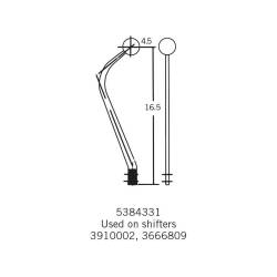 Hurst - Hurst 5384331 Competition Plus Replacement Stick Flat Chrome - Image 6